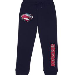 Wear Your Mind Kids Superman Printed Mid Rise Joggers-image-53