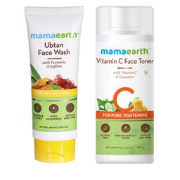 Mamaearth Set of Sustainable Face Wash & Vitamin C Toner-56