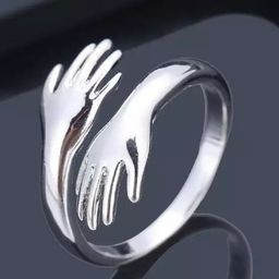 SALTY Hugging Promise Anti Tarnish Adjustable Ring image 1