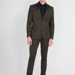Arrow Single-Breasted Two-Piece Formal Suit-image-16