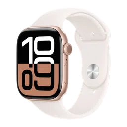 Apple Watch Series 10 GPS with Sport Band - M/L (46mm Retina LTPO3 OLED Display, Rose Gold Aluminium Case)-picture-12