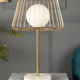 Decor de Maison Gold-Toned Aluminium Table Lamp-36