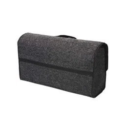 HOUSE OF QUIRK Grey Car Trunk Organizer-38