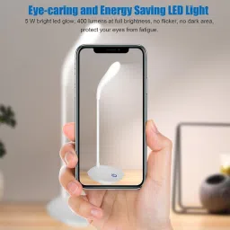 akr Rechargeable Table Lamp (30 cm, White) Table Lamp Study Lamp image 4