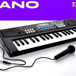 37-Key Musical Piano Keyboard with Microphone 430A1 Song Record Feaure_U656-image-43