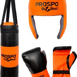 Junior Champ Boxing Set - Orange Age 1-8 Fitness Accessory Kit Kit-image-59