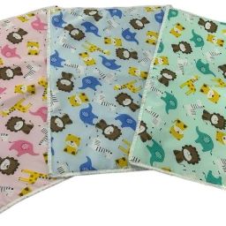 Plastic, Cotton Baby Bed Protecting Mat-image-27