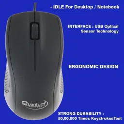 QUANTUM 7403/232 Wired Keyboard Mouse Combo Set image 2