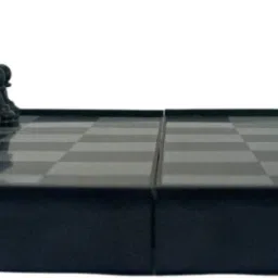 gowcimash Magnetic Chessboard Game set with Foldable, Storage Case for Travel 22.6 cm Chess Board image 5