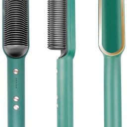 TRIVYOM Hair Straightener Comb Brush For Men & Women Hair Straightening Iron Built with Comb, Fast Heating & 5 Temp Settings Brush Hair Straightener Brush-image-21