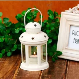 White Metal Hanging Lantern-picture-41