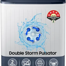 6.5 kg 5 star, Air Turbo Drying Semi Automatic Top Load Blue, Grey-3