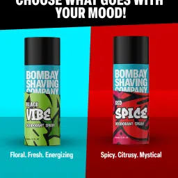 bombay shaving company Red Spice & Black Vibe 150ml x 4 Combo Deodorant Spray-For Men image 5