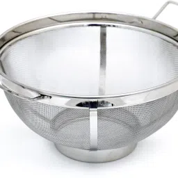 Fruit Bowl - Diamater - 10 Inches Stainless Steel Fruit & Vegetable Basket-image-59
