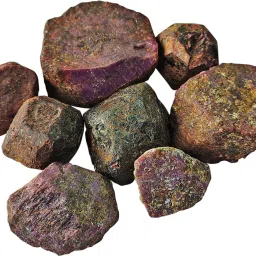 Feng Shui Ruby Rough Raw Stone 200Gm,Crystal Red Ruby Raw Gemstone for Vastu Polished Asymmetrical Crystal Stone-image-76