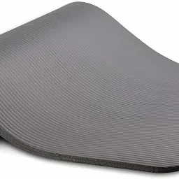 EcoFriendly Exercise Gym & Yoga Mats 4mm Grey For Men & Women Grey 4 mm Yoga Mat-image-11