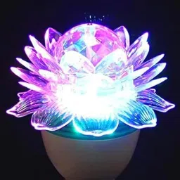 fitup ™ Lotus Magical Bulb with 360 Degree Rotate Lights Spread Room Multi Coloured Candle image 4