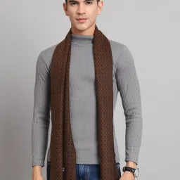 Ravaiyaa - Attitude Is Everything Geometric Print Men Muffler-image-79