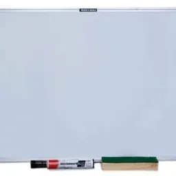 Non Magnetic 2x1.5 feet Non Magnetic Regular Dry Erase White Marker Surface, 100% Smooth, 100% Warp-free, 100% Flat, Premium Design Whiteboard Whiteboards and Duster Combos-image-51
