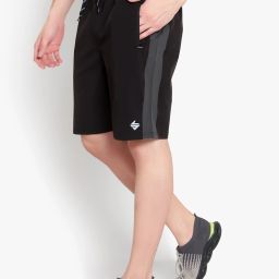 Solid, Color Block, Striped Men Black Sports Shorts, Gym Shorts, Cargo Shorts, Running Shorts, Casual Shorts-image-66