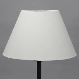 btr crafts Joshaphus White Cotton Fabric Solid Lampshade-picture-11