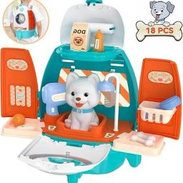 Pet Care Playset Fauxx Cat Pet Vetterinarian Playset Dog Care Playset-image-21