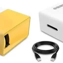 VRUM LED YG300 Mini Video Projector LCD TV Support 1080P Projector for Video Movie2 (3000 lm) Portable Projector-6