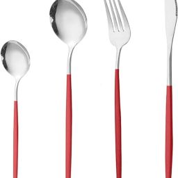 Premium Silverware Cutlery Set For Daily Use Mirror Finish 2 Spoons,Fork,Knife Stainless Steel Cutlery Set-22