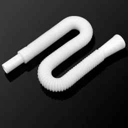 PVC HOSE PIPE FOR WASH BASIN/ SINK 0.2 PVC Kitchen Pipe for Sink/ Waste/ Wash Basin Expandable & Flexible Drain Pipe Hose Pipe-image-88
