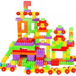 midhash Building Block with Wheel/ Smart Activity Train Blocks for Kids image 3