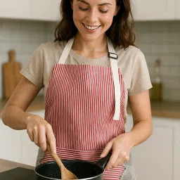 Cotton Chef's Apron - Free Size-image-3
