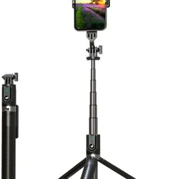 ATSolutions All-in-One Selfie Stick with Tripod Stand and Remote – Lightweight, Foldable, and Universal Smartphone Compatibility Bluetooth Selfie Stick-image-7