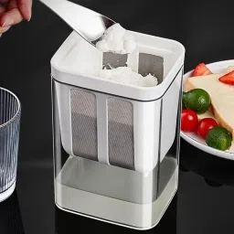 sitsra Yogurt & Curd Maker - 1100ml Fine Mesh Strainer with Lid Strainer image 5