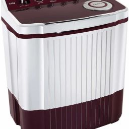 voltas beko by a tata product 7 kg Semi Automatic Top Load Maroon image 4