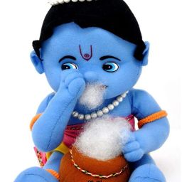 Bal Gopal Soft Toy Plush Doll for Boys and Girls Unisex Cute Krishna Ji Toy - 25 cm-image-67