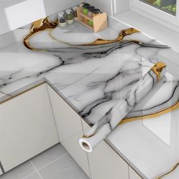 Decorative White, Gold Wallpaper-image-63