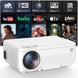 TOTAL LIMITED STOCK BEST QUALITY LED Video Projector for Children TV Movie, Party Game (5000 lm) Portable Projector-13