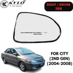 Manual Driver Side, Rear View Mirror For Honda City-87