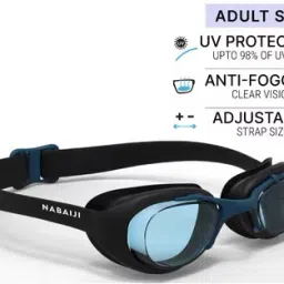 Swimming Goggles Size L Xbase Clear Lenses Black By Decathlon-image-2