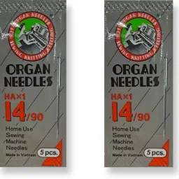HAx1-14/90 Premium Organ Art and Craft Stainless Steel Needles | Size 14 Machine Sewing Needle-24