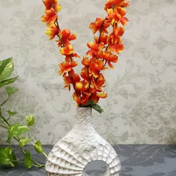 Decor de Maison Seashell Serenity Off White & Peach Vase-picture-24