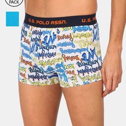 U.S. Polo Assn. Men Assorted Pack of 2 Elasticized Waist Trunks-10