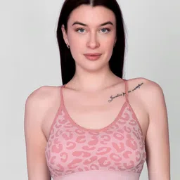 Gopalvilla Printed Full Coverage Lightly Padded Workout Bra With All Day Comfort-52