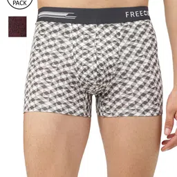 FREECULTR Pack of 2 Printed Anti-Bacterial Micromodal Trunks FC-PT-T-MWH-CWN-02-picture-0