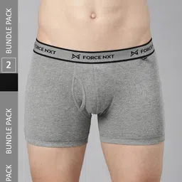 Force NXT Men Pack Of 2 Assorted Cotton Trunks-34