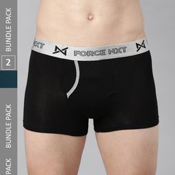 Force NXT Men Pack Of 2 Assorted Cotton Trunks-picture-34