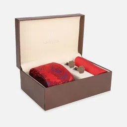 Van Heusen Men Red Accessory Gift Set-image-8