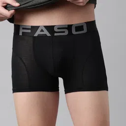 FASO Micro Modal Cotton Trunks FA3017-SQ-BLACK-image-59