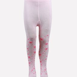 Bonjour Girls Pink Printed Stockings-image-51