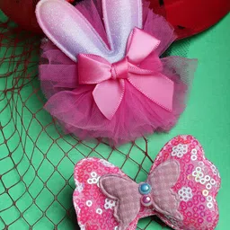 Stoln Girls Set of 2 Embellished Alligator Hair Clip-24
